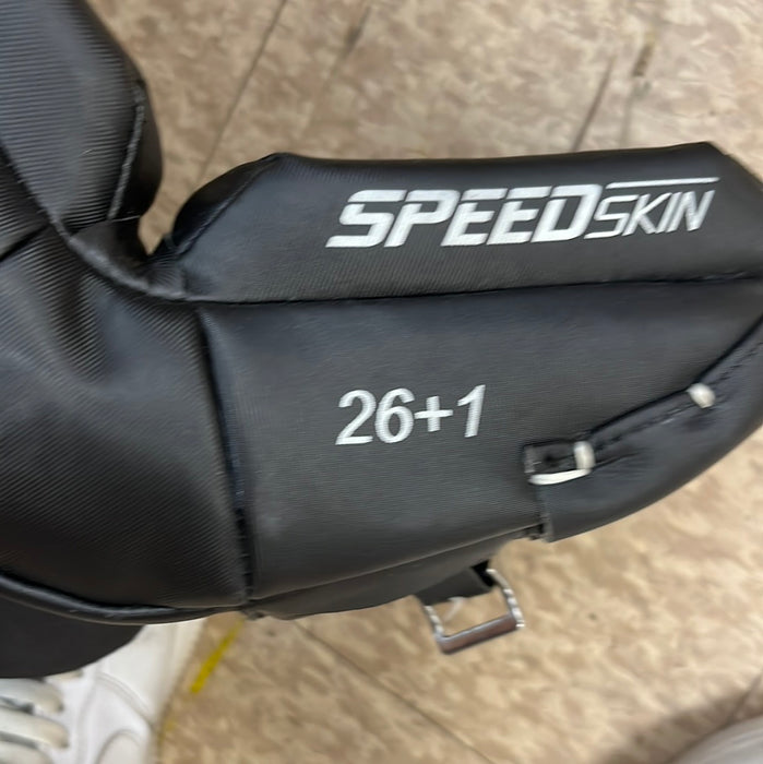 Used CCM Axis 1.5 26”+1” Junior Goal Leg Pad