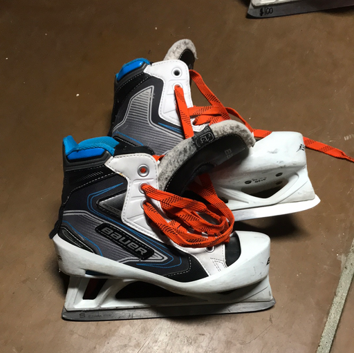 Used Bauer Reactor 5000 Y13 Skates