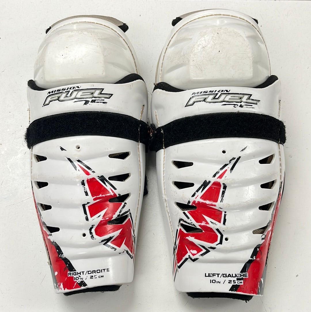 Used Mission Fuel 75 10” Shinguards — Crow's Sports