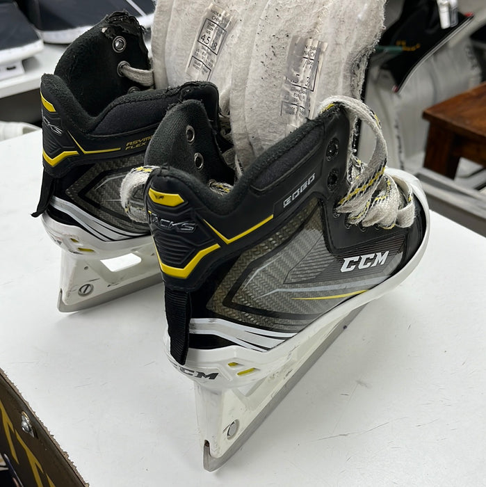 Used CCM Tacks 9060 4.5D Goalie Skates