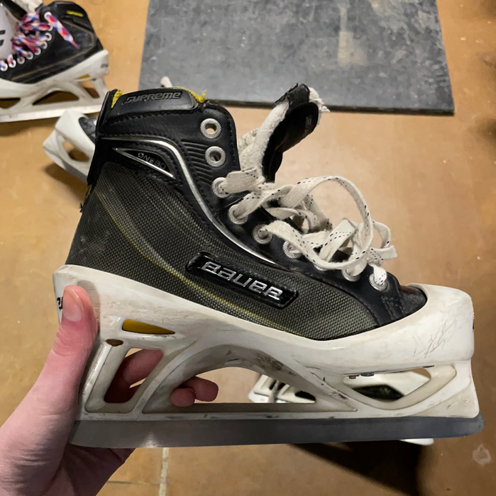 Used Bauer one80 3D Goalie skates