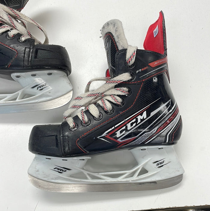 Used CCM JetSpeed FT480 12.5D Youth Skates