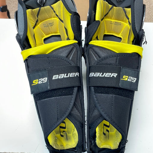 Used Bauer Supreme s29 14” Shin Guards