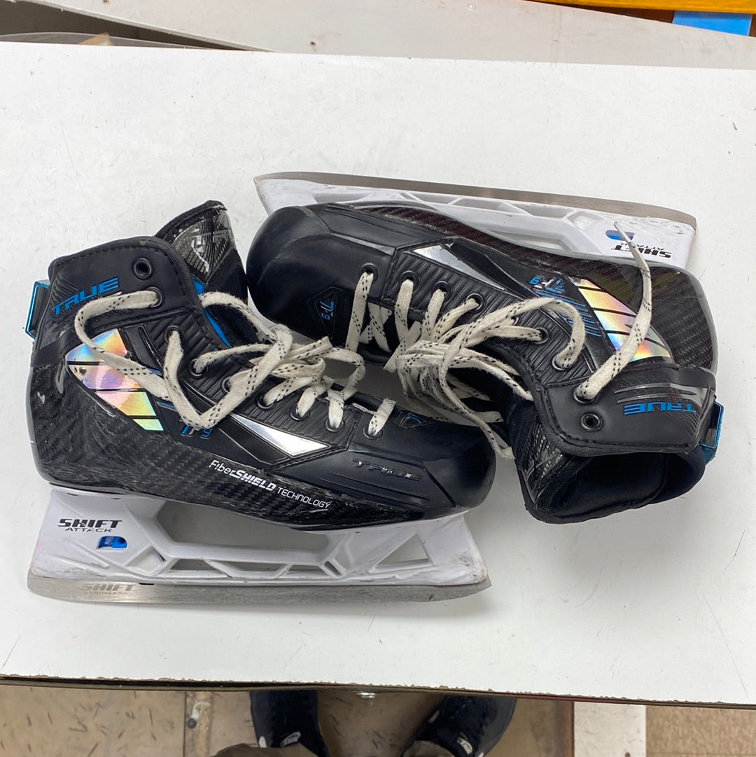 Used True TF9 7.5 Goal Skates | Crow's Sports — Crow's Sports Hockey