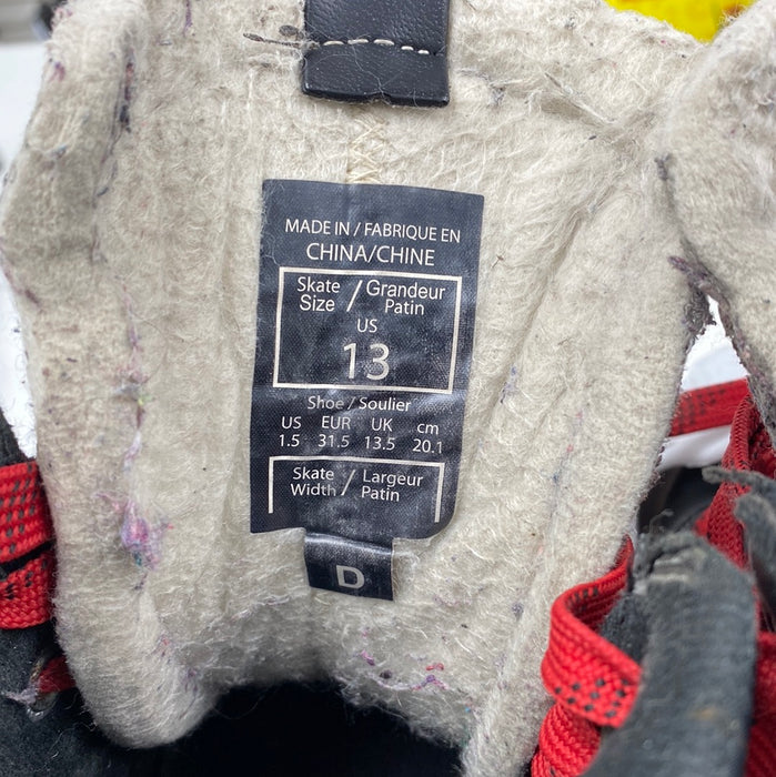 Used Reebok 12k Youth 13 Goal Skates