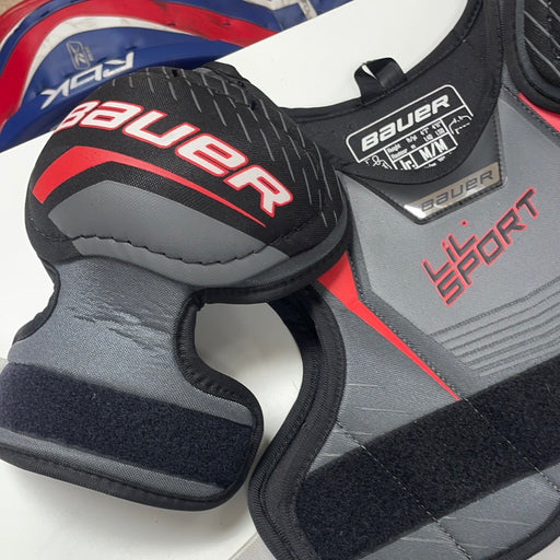 Used Bauer Lil Sport Junior Medium Shoulder Pads