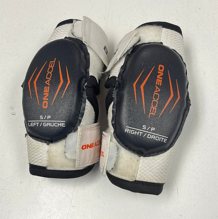 Used Bauer OneAccel Youth Small Elbow Pads