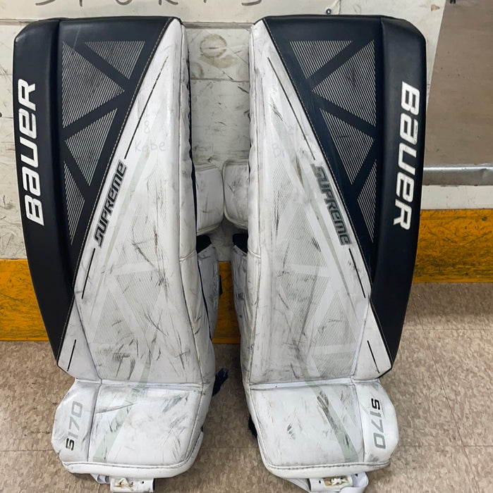 Used Bauer S170 28+1 Goalie Pads