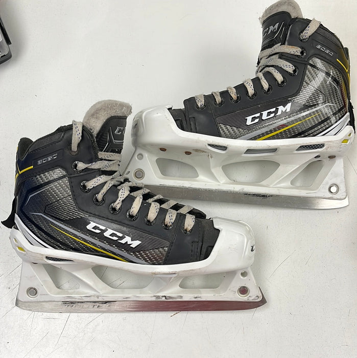 Used CCM Tacks 9060 4.5D Goalie Skates