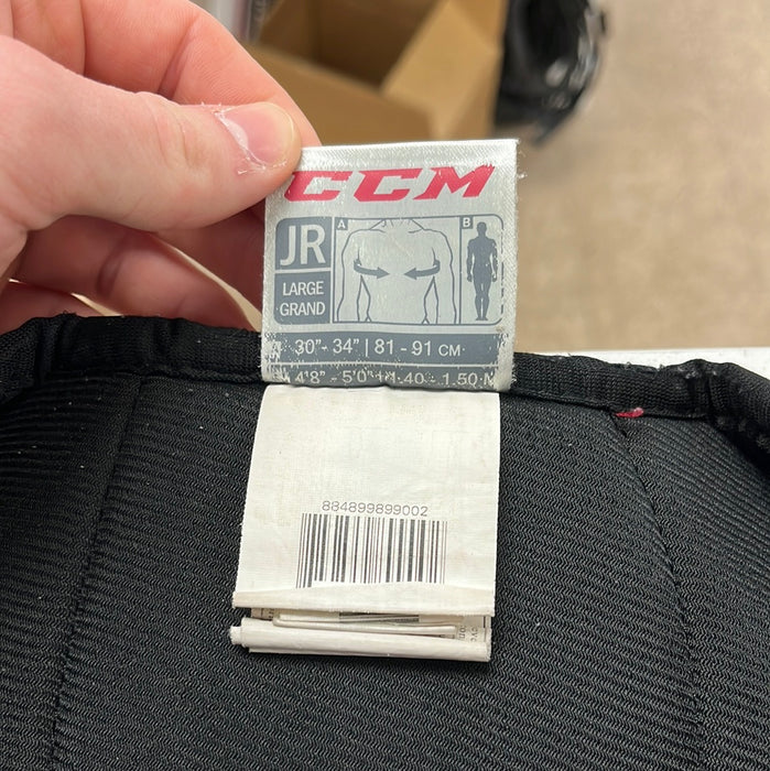 Used CCM U+08 Junior Large Shoulder Pads