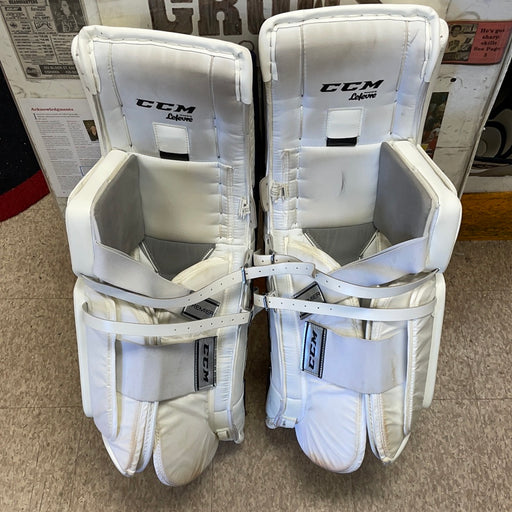 Used CCM Premier 34”+2” Goalie Pads