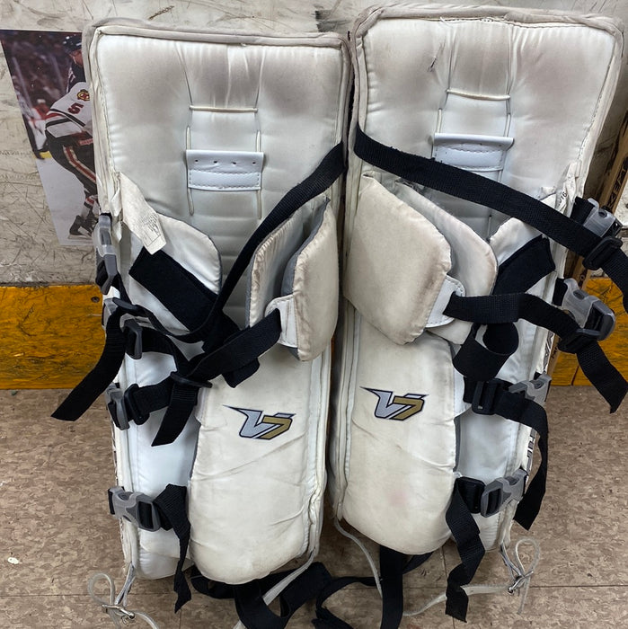 Used Vaughn V7 22+2 Goal Pads