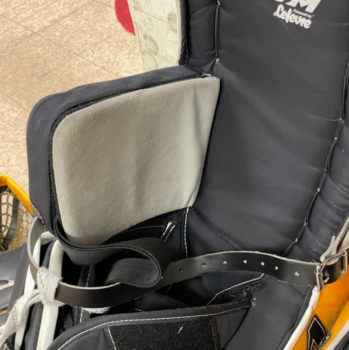 Used CCM Premier II Pro 34”+2” Senior Goalie Set