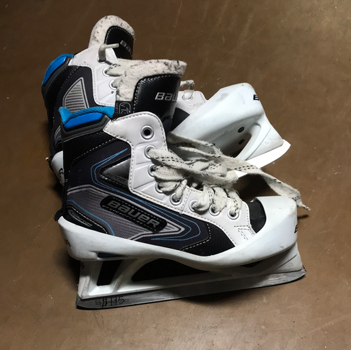 Used Bauer Reactor 5000 Y13.5 Goal Skates