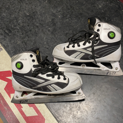 Reebok gold pump goalie skates Clearance