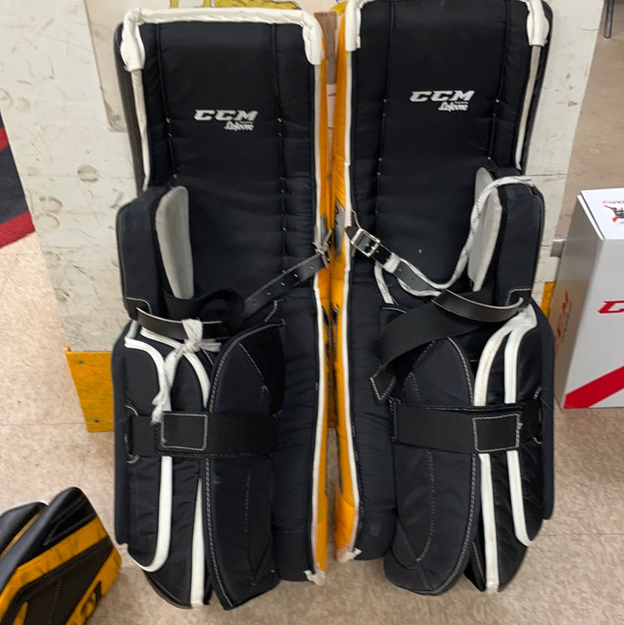 Used CCM Premier II Pro 34”+2” Senior Goalie Set
