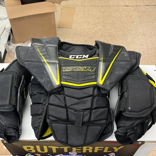 Used CCM Premier Intermediate Large/X-Large Goalie Chest Protector