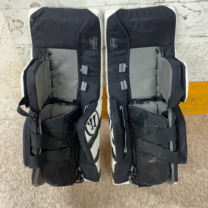 Used Warrior G2 24”+1” Goalie Pads