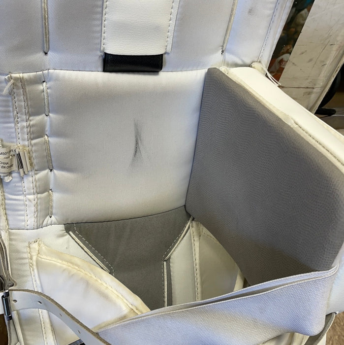 Used CCM Premier 34”+2” Goalie Pads