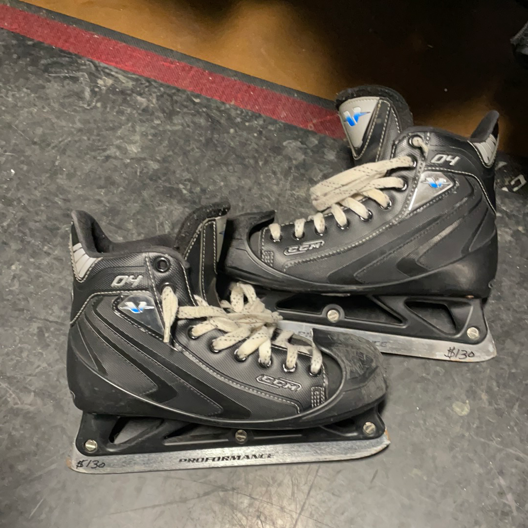 Used CCM Vector 04 5D Goalie skates | Crow's Sports — Crow's Sports Hockey