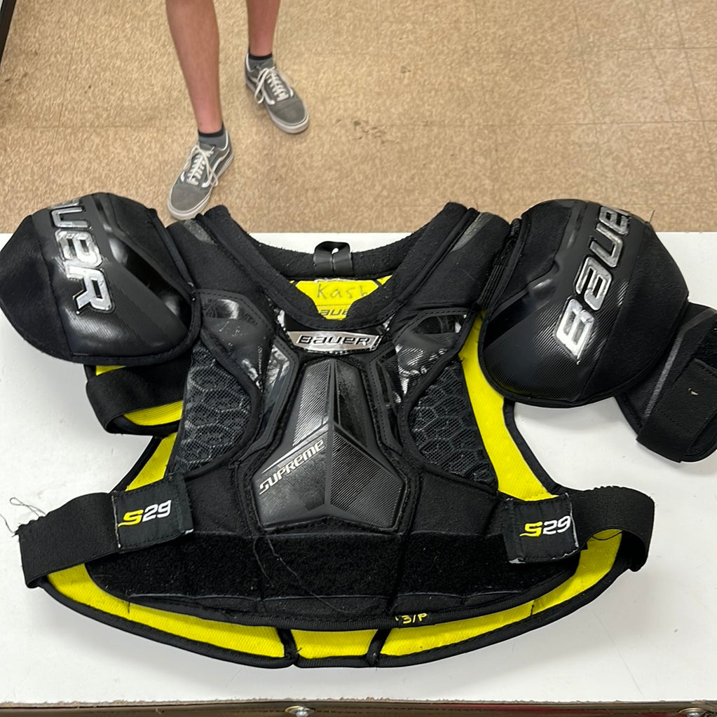 Used Bauer Supreme S29 Senior Small Shoulder Pads Crow's Sports