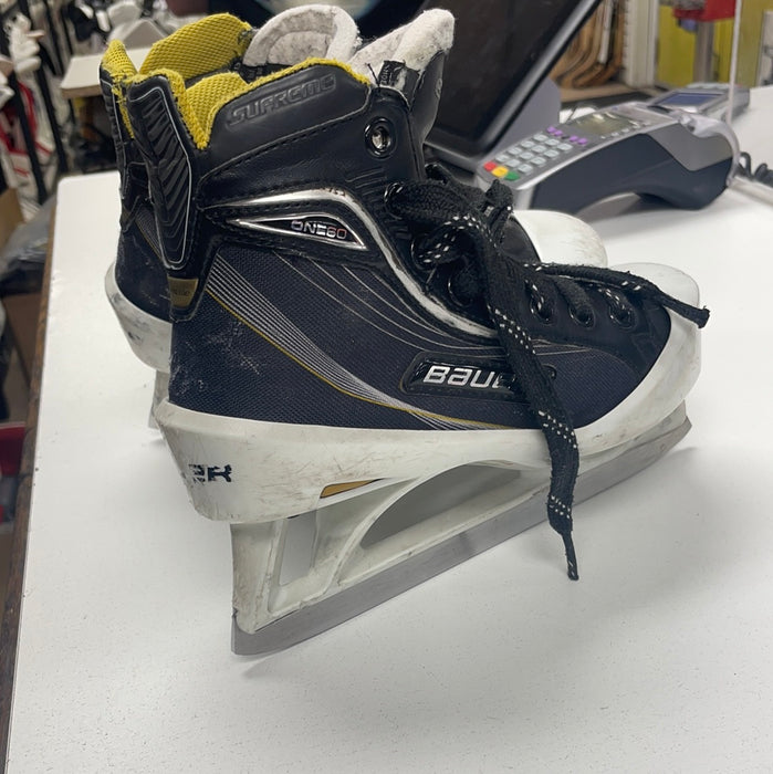 Used Bauer One60 1D Goalie Skates