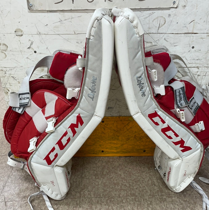 Used CCM Extreme Flex 760 26”+1” Goalie Pads