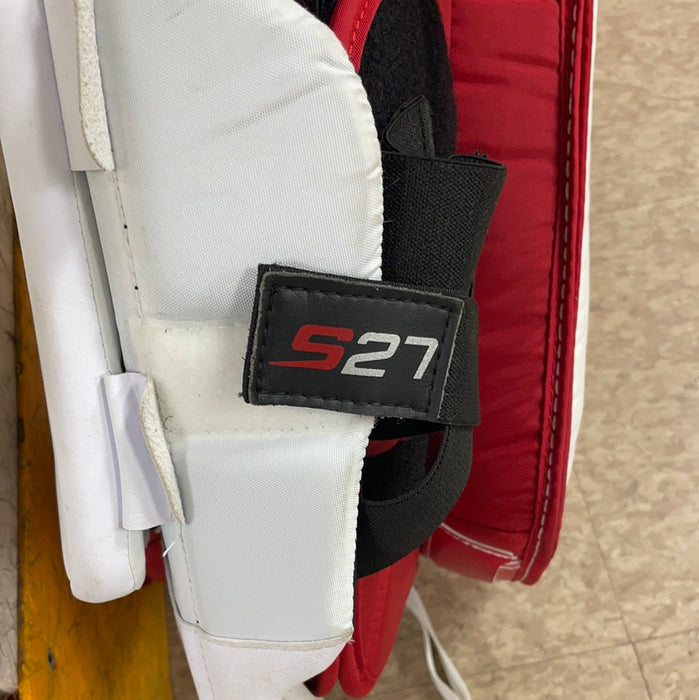 Used Bauer Supreme S27 Junior Medium Goal Pads