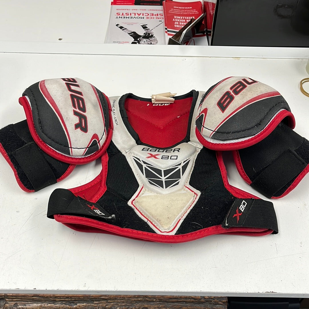 Used Bauer X80 Junior Medium Shoulder Protector | Crow's Sports — Crow ...