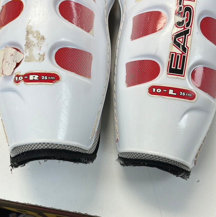 Used Easton Synergy 555 10” Shin Guards