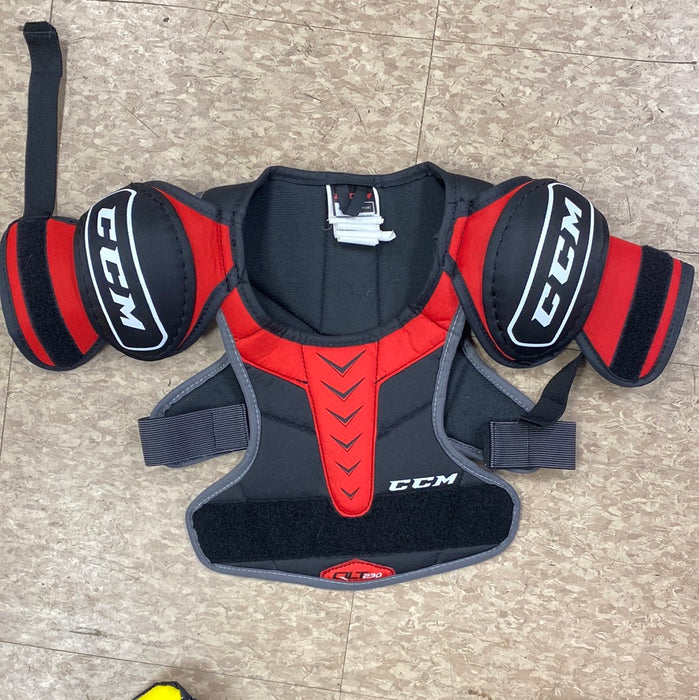 Used CCM QLT230 Shoulders Youth Large
