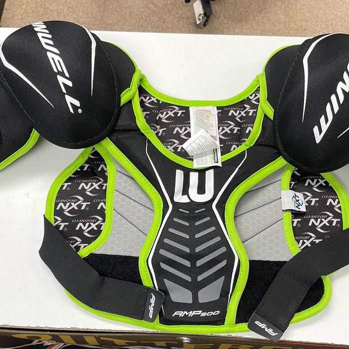 Used Winnwell AMP 500 Junior Medium Shoulder Pads
