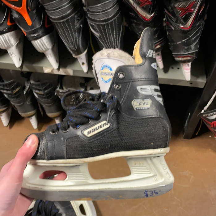 Used Bauer Impact 36 3D Player Skates