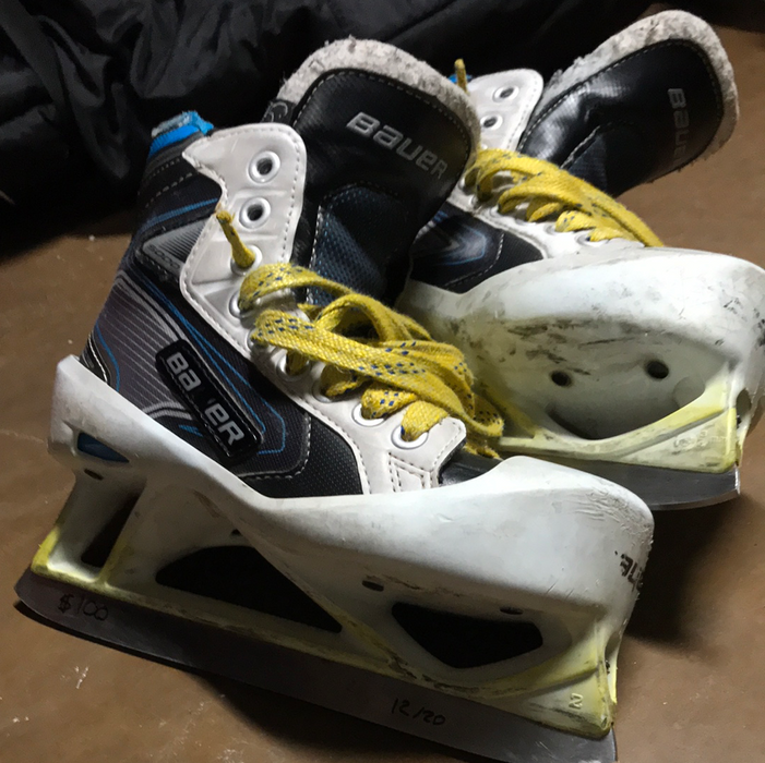 Used Bauer Reactor 5000 2D Goal Skates