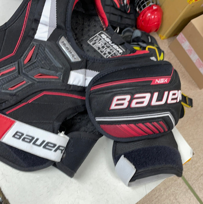 Used Bauer NSX Junior Large Shoulder Pads