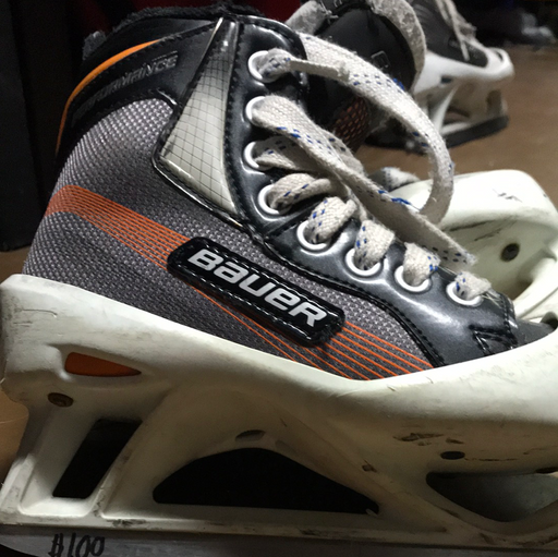 Used Bauer Performance 1D Goal Skates