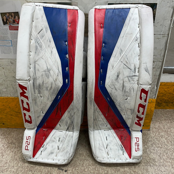 Used CCM Premier P2.5 28”+1” Goalie Pads
