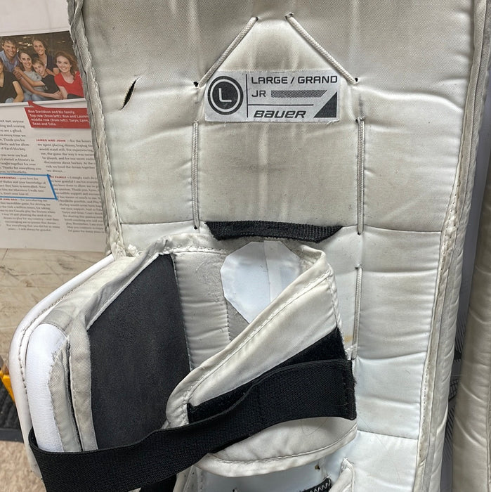 Used Bauer Supreme s27 30”+1” Junior Goal Pads