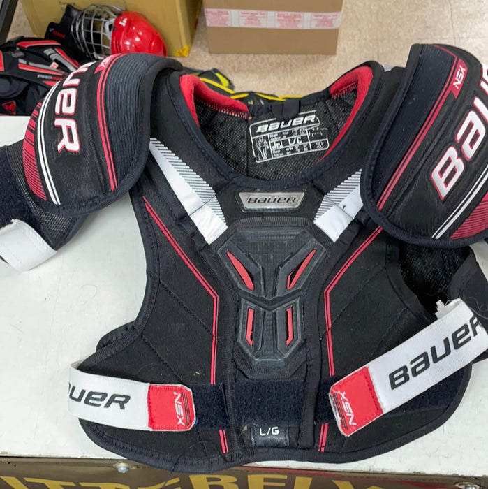 Used Bauer NSX Junior Large Shoulder Pads