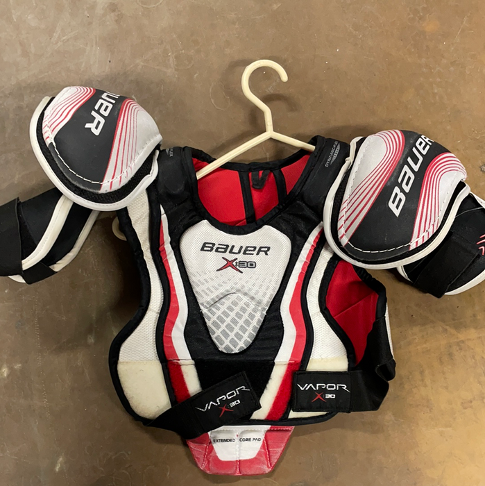 Used Bauer x30 Youth Large Shoulder Pads
