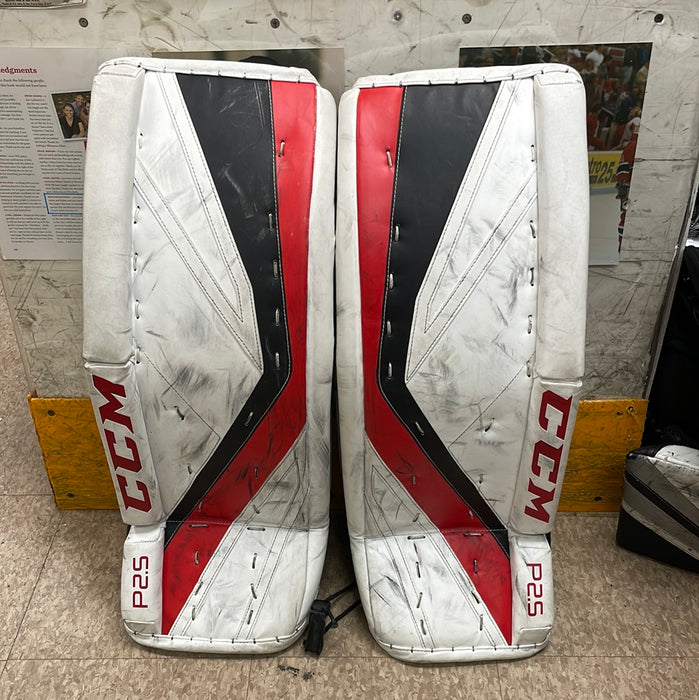 Used CCM Premier P2.5 28”+1” Goalie Pads