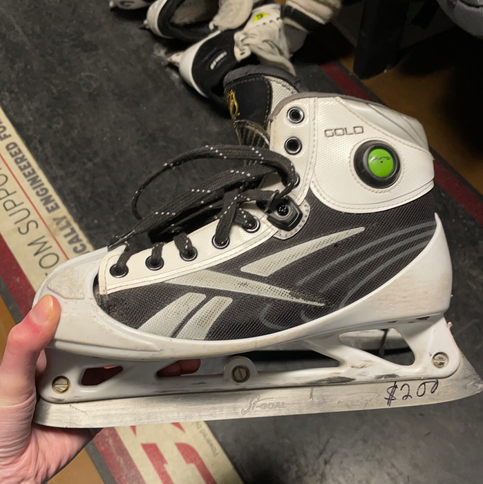Used Reebok Gold 6D Goalie skates