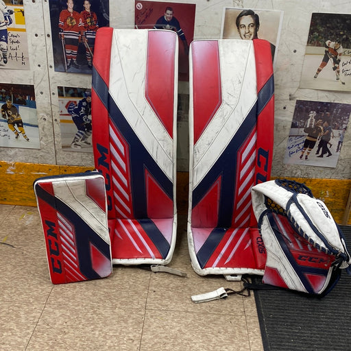 Used CCM Axis 33+1 Goalie Set