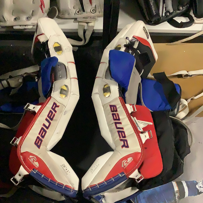 Used Bauer Reactor 4000x 28+1” Leg Pads