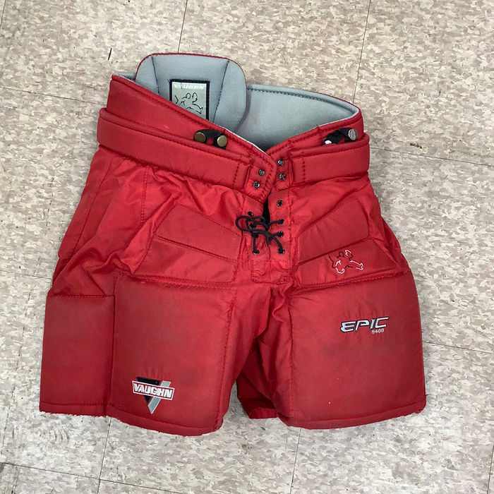 Used Vaughn Epic 8400 Intermediate Large Goal Pants Red
