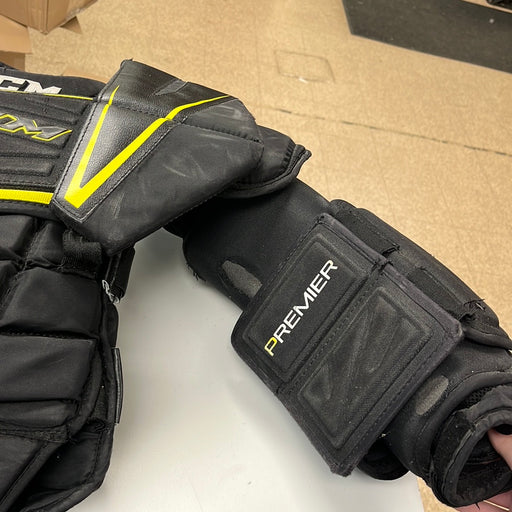 Used CCM Premier Intermediate Large/X-Large Goalie Chest Protector