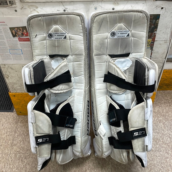 Used Bauer Supreme s27 30”+1” Junior Goal Pads