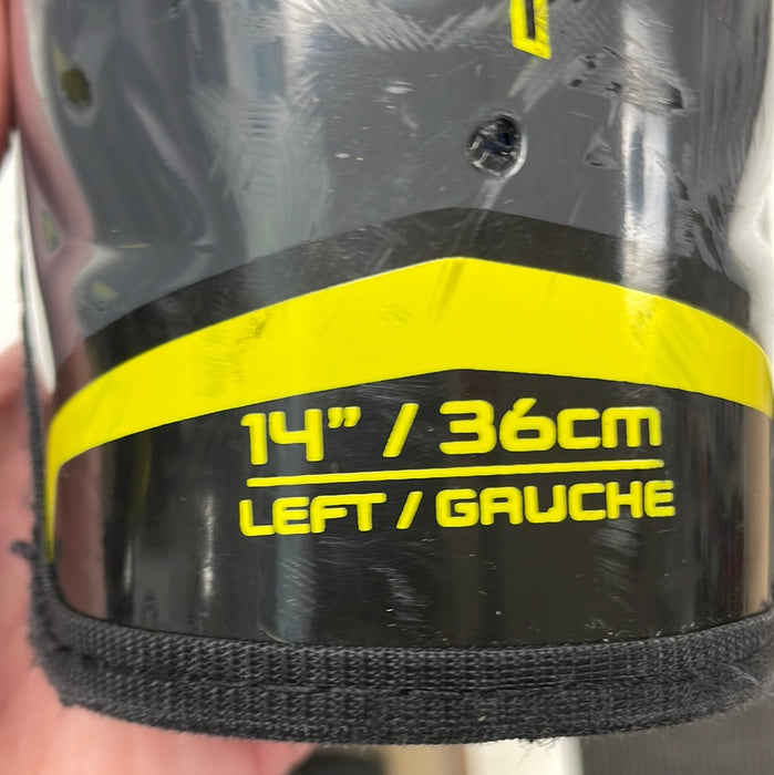 Used Bauer Supreme s29 14” Shin Guards